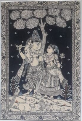 lord krishna in canvas