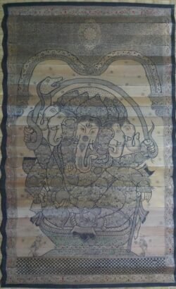 lord ganesha in canvas