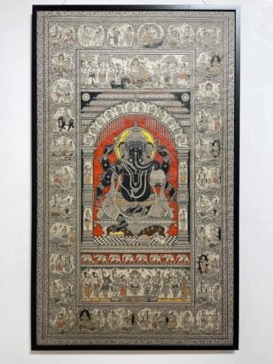 lord ganesha in canvas